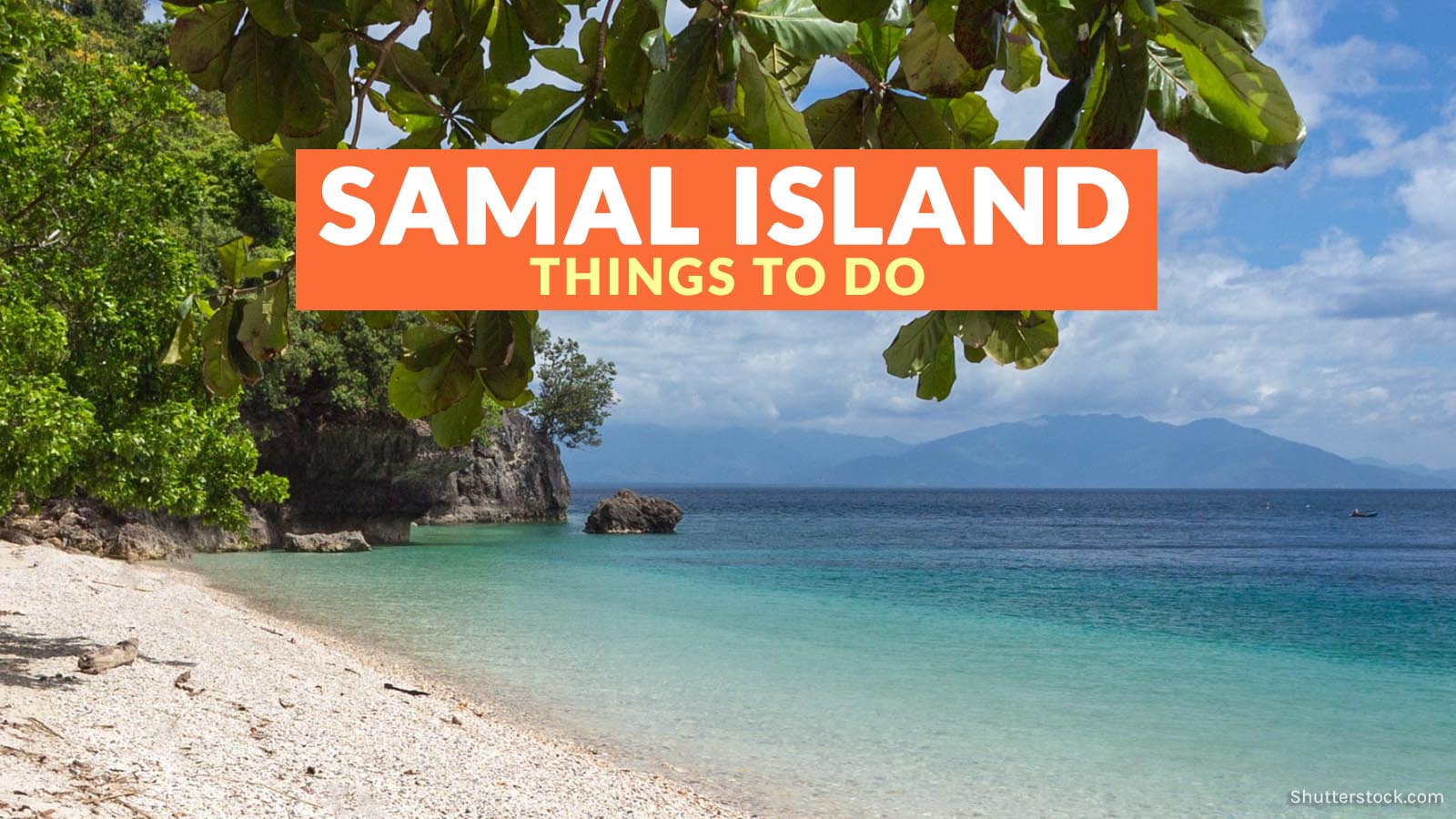 8 Tourist Spots For Your Samal Island Itinerary Philippine Beach