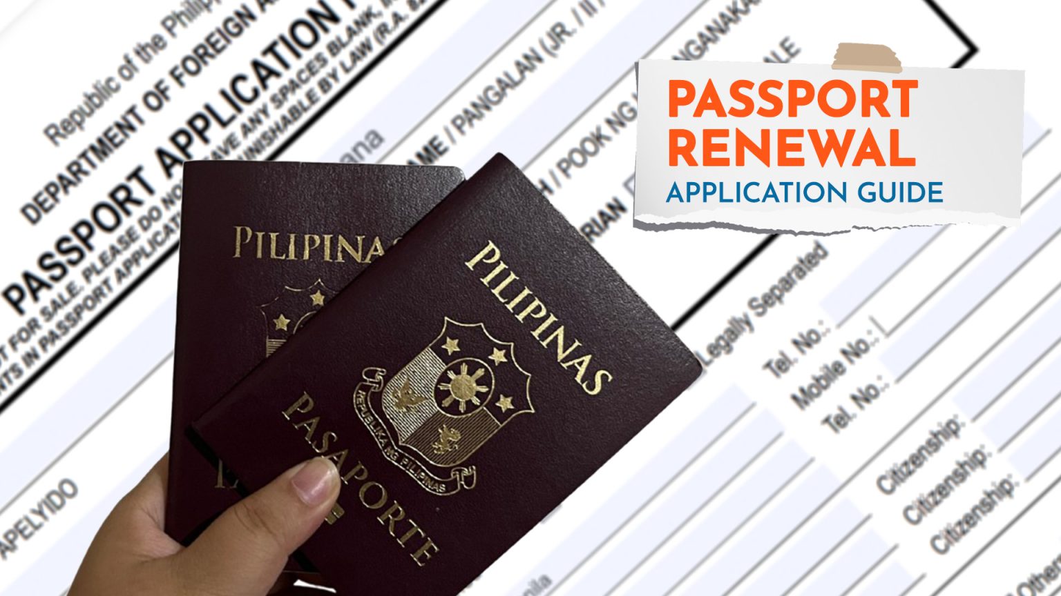 Paano Mag Renew Ng PASSPORT Requirements Application Process   Passport Renewal 1536x864 