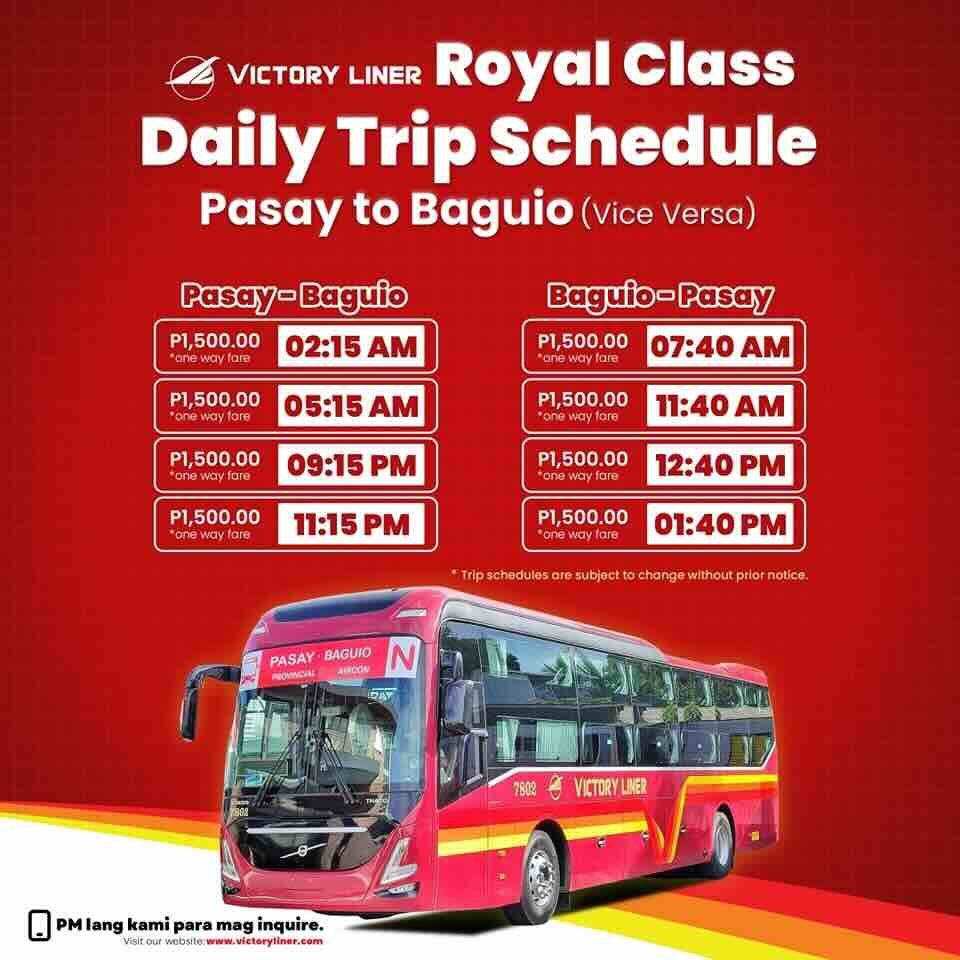 Victory Liner Pasay_Baguio Royal Class