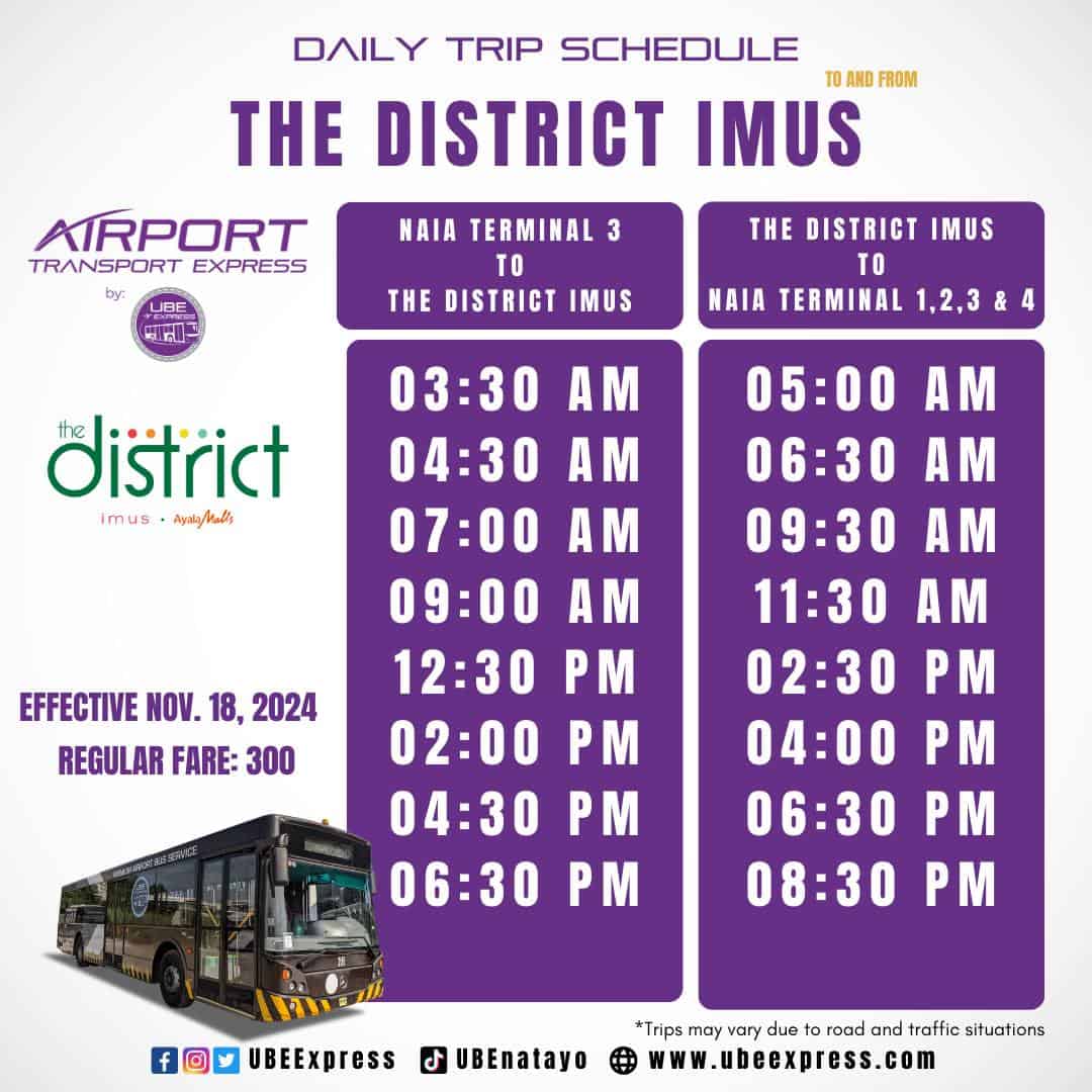 The District Imus UBE Express