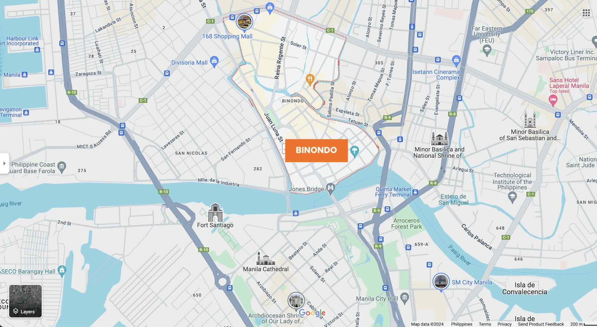 Binondo Manila Map