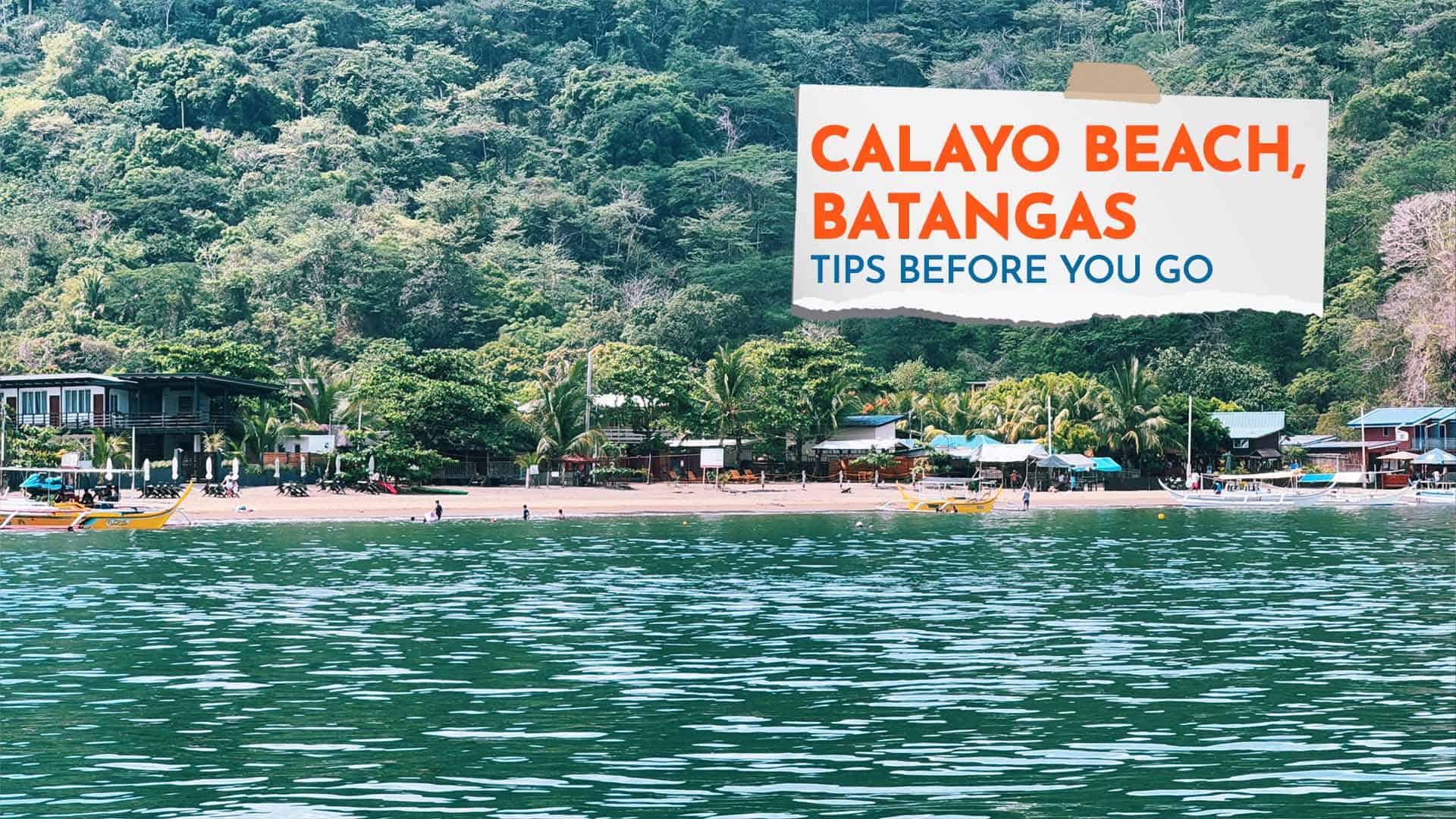 Calayo Beach - Tips Before You Go