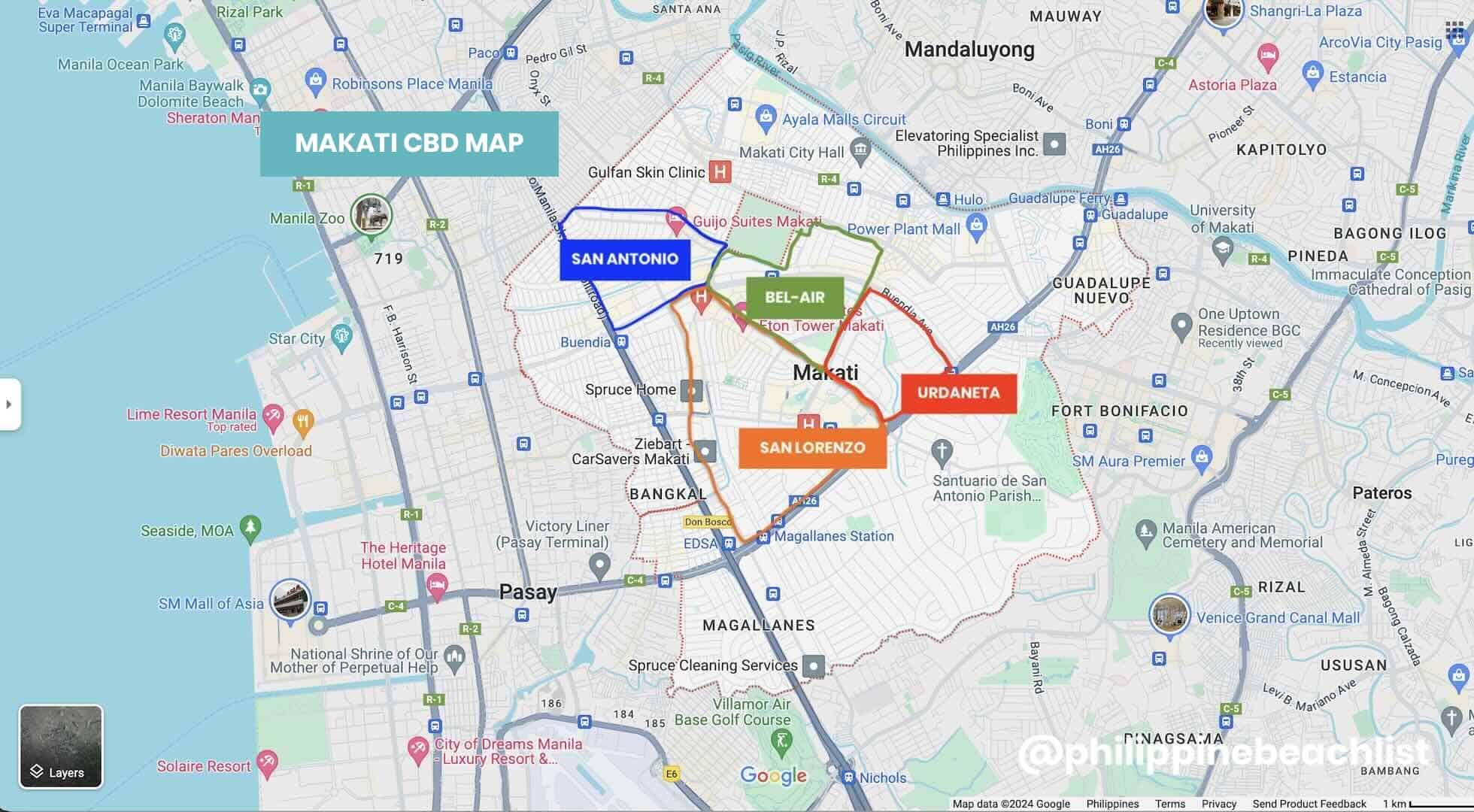 Makati CBD Map