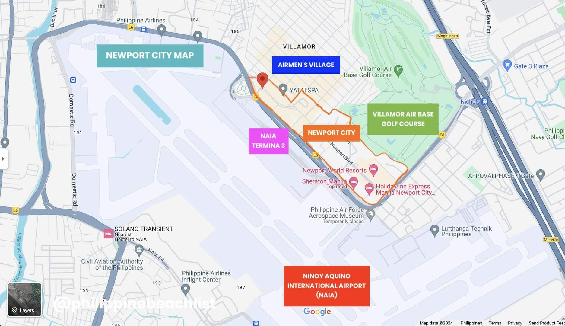 Newport City Map