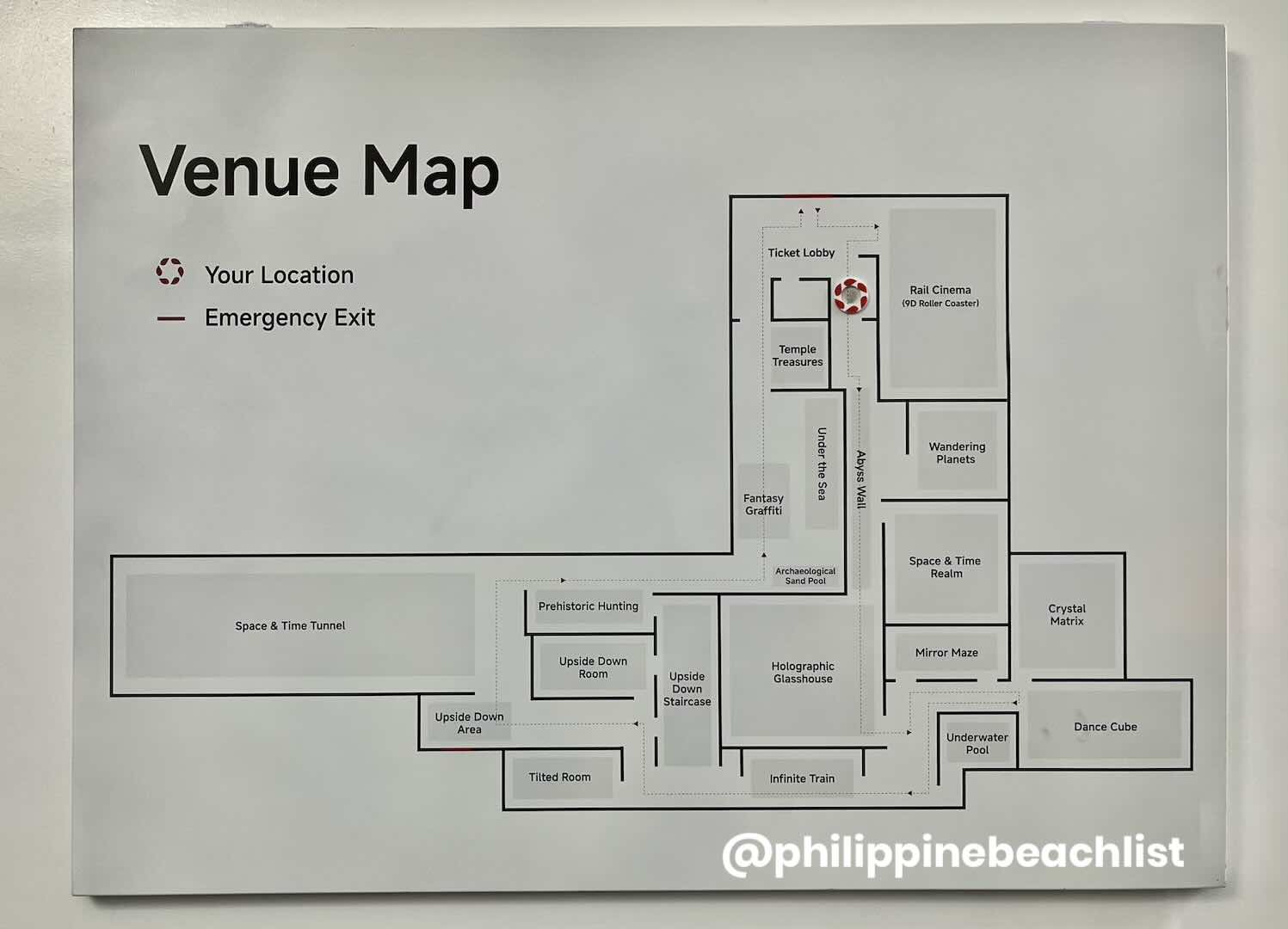 Space and Time Cube Venue Map