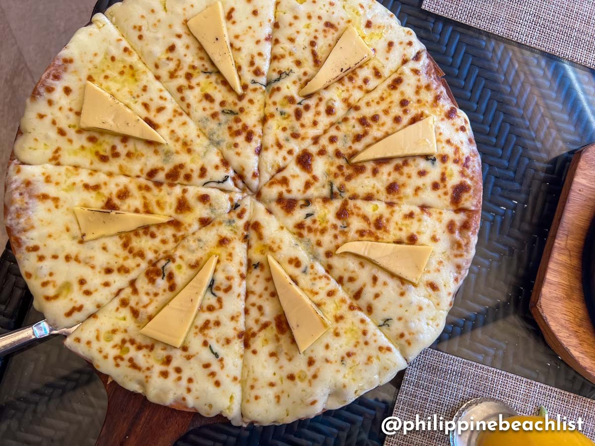 Four cheese pizza